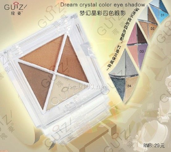 梦幻晶彩四色眼影/Dream Color 4 Colors Eye Shadow