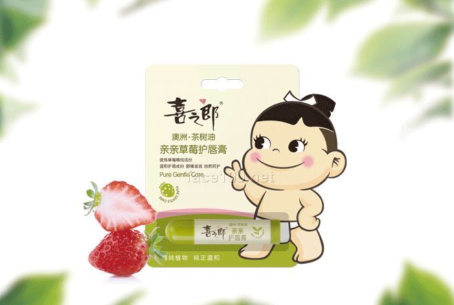 喜之郎亲亲护唇膏/草莓