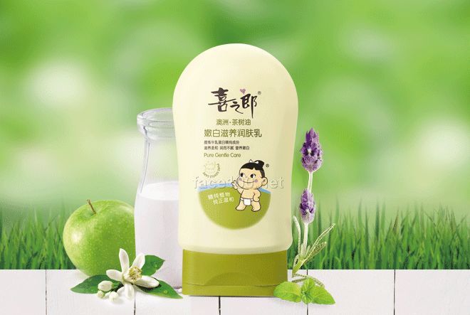 喜之郎儿童嫩白滋养润肤乳/牛奶