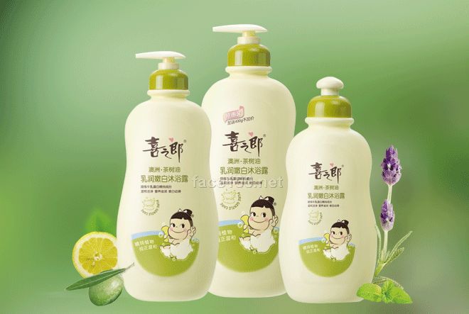 喜之郎乳润嫩白沐浴露/牛奶