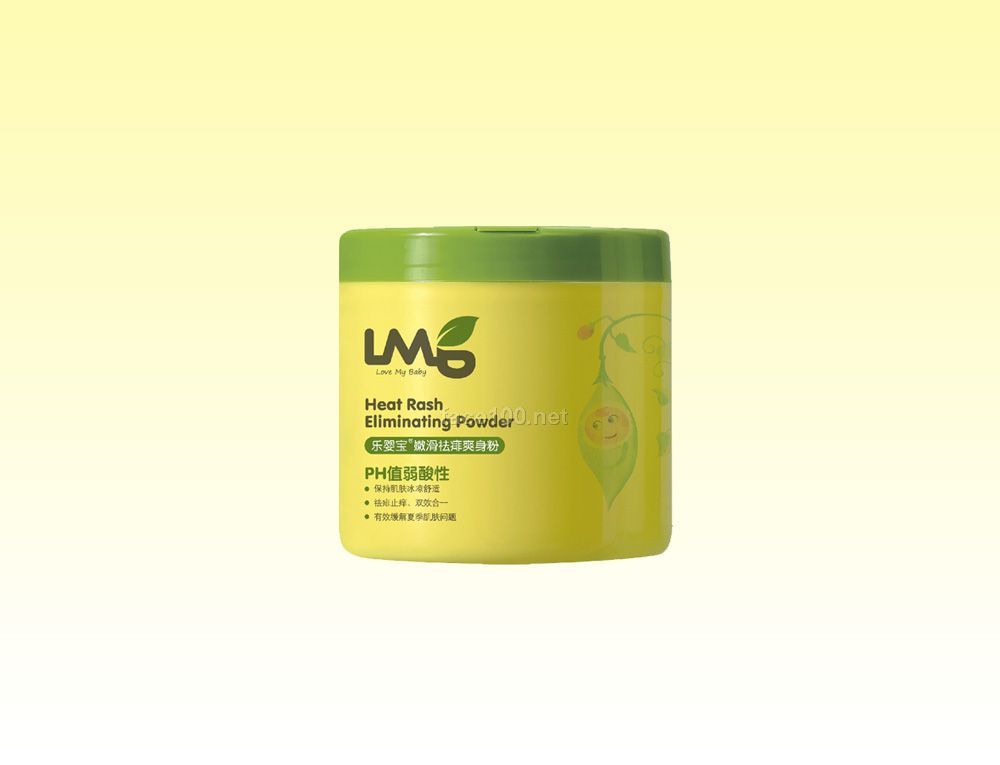 乐婴宝嫩滑祛痱爽身粉