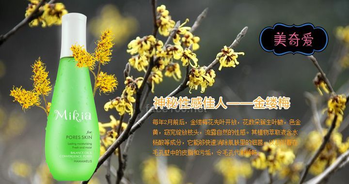 美奇爱化妆品太阳花水招商