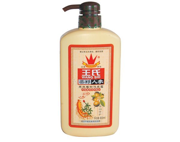 茶籽人参天然植物洗发露代理批发