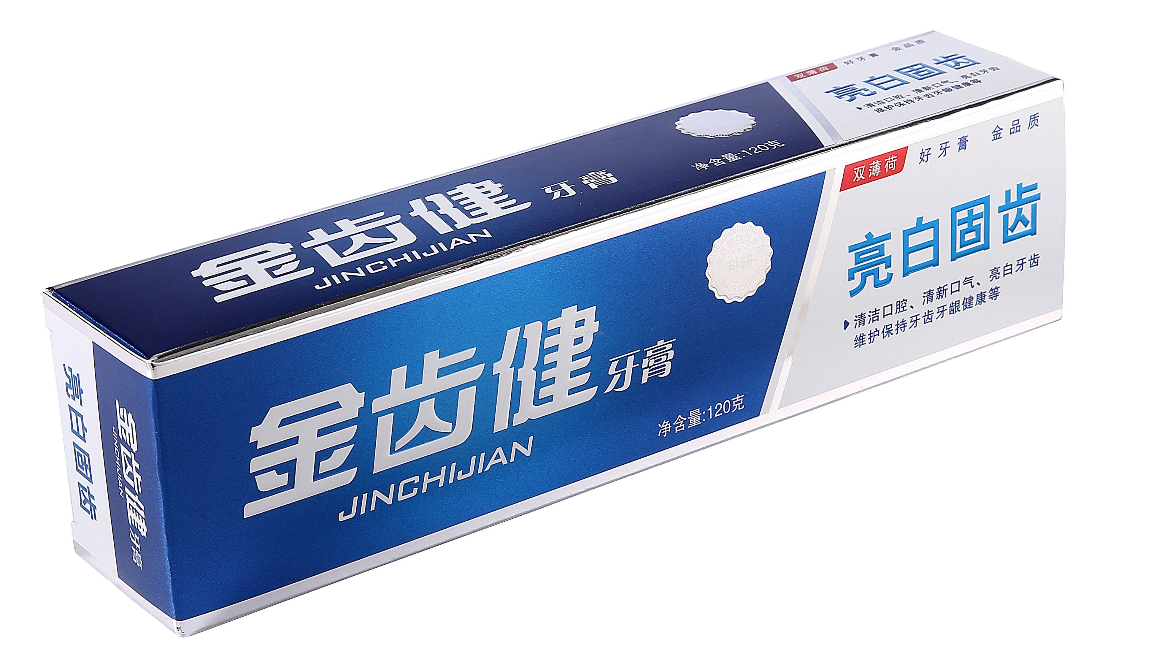 金齿健牙膏--120g亮白固齿