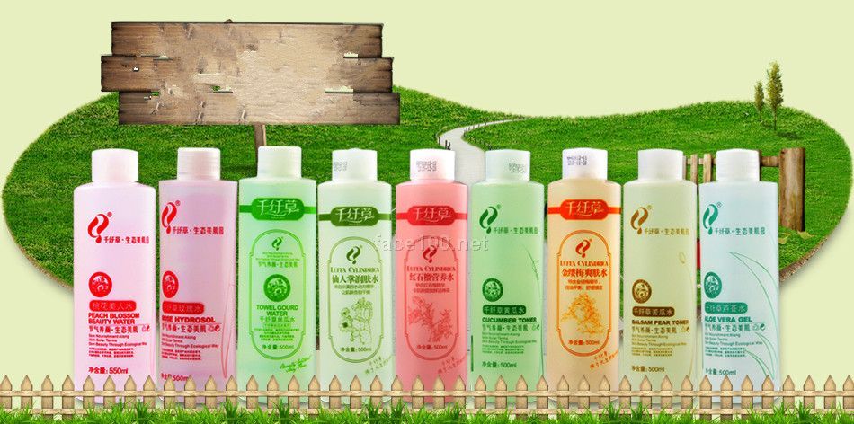 护肤品_千纤草丝瓜水 千纤草黄瓜水face100化妆品代理网www.fac