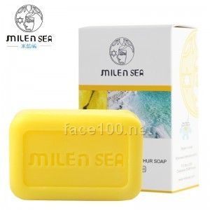 米蓝晞Milensea进口硫磺皂手工祛痘洁面皂香皂