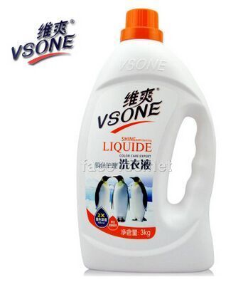 VSONE/维爽 锁色护理衣物如新 深层清洁去污力强 3kg洗衣液批发