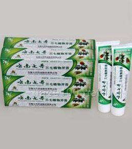 云南七丹三七植物牙膏（清醇竹香型）代理