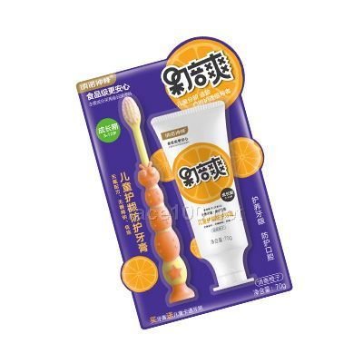 儿童护龈防护牙膏-成长期 香型：清香橙子